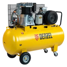 Компрессор воздушный DENZEL BCI5500-T/200, 5.5 кВт, ременный привод, 200 литров, 850 л/мин