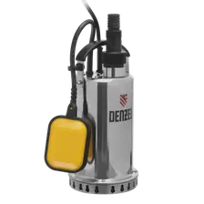 Дренажный насос DENZEL DP600X, 600 Вт, высота подъема 7.5 м, 8500 л/ч 97220