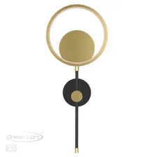 4322/15WL MIDCENT ODL22 213 металл/черный с бронзой Настенный светильник IP20 LED 15W 957Лм 3000K DENZEL Odeon Light 4322/15WL