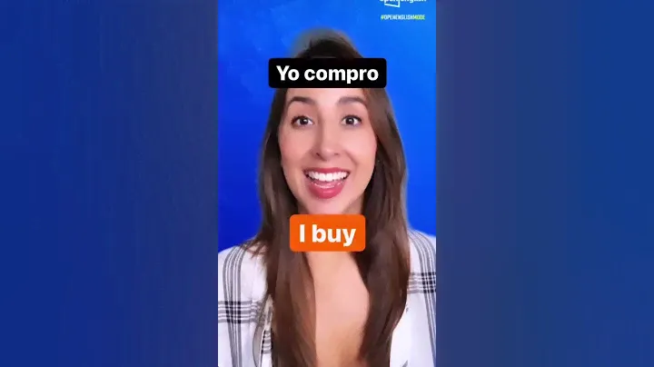 Aprende el verbo "buy" en 30 segundos
