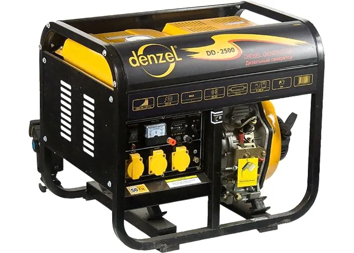 Генератор дизельный DD2500 2 кВт DENZEL 94666-0