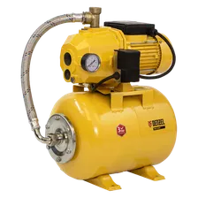 Насосная станция DENZEL PSD800C, 800 Вт, 2400 л/ч, ресивер 24 л, всасывание 20 м, эжекторная
