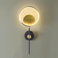 4322/15WL MIDCENT ODL22 213 металл/черный с бронзой Настенный светильник IP20 LED 15W 957Лм 3000K DENZEL Odeon Light 4322/15WL