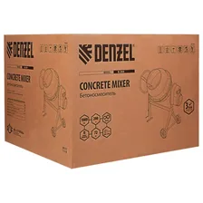 Бетономешалка DENZEL B-200 1000Вт 200л 9880393